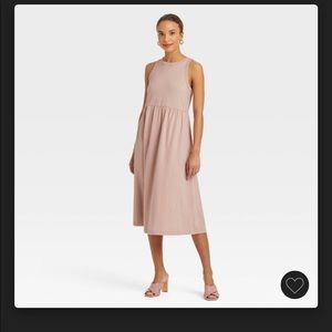 Sleeveless knit ballet dress